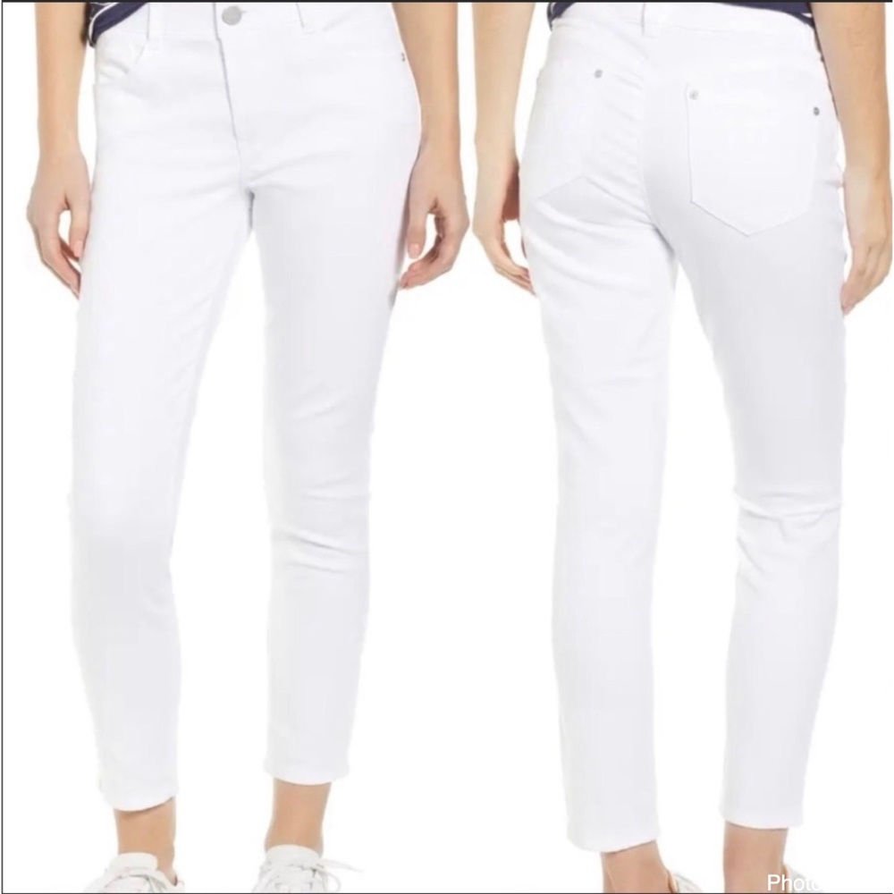 NWT - WIT & WISDOM White Ankle Skimmer Size 14
